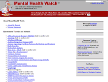 Tablet Screenshot of mentalhealthwatch.org